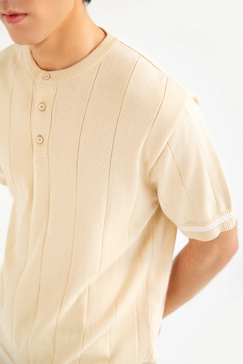 KNITTED HENLEY