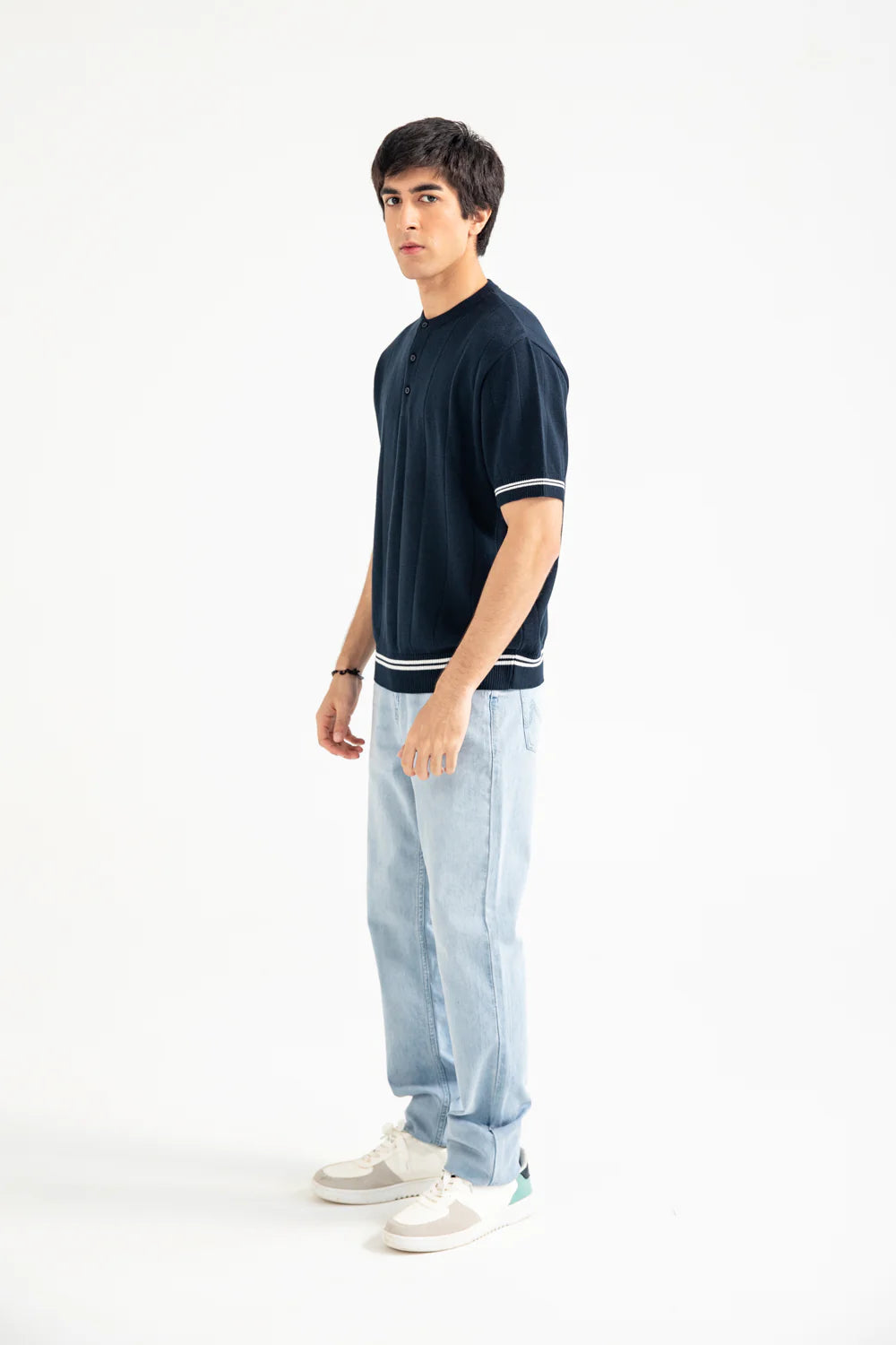 KNITTED HENLEY